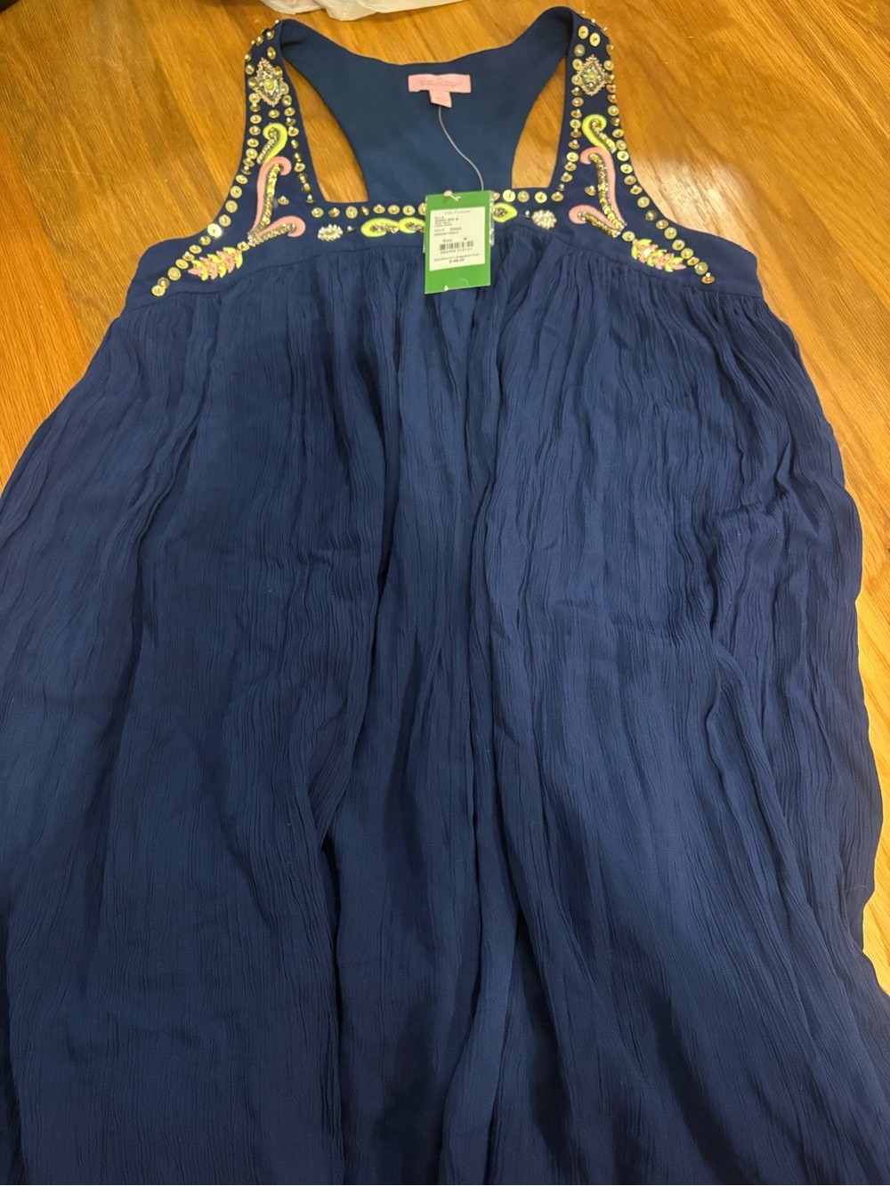 Lilly Pulitzer Navy Embellished Girls' Sundress
